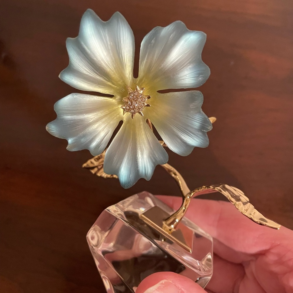Authentic Alexis Bittar Lucite Flower Figurine
